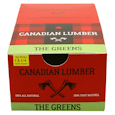 Canadian Lumber - Greens Unbleached Hemp Rolling Papers with Tips - 1.25"