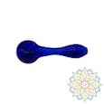 Disposource - 4" Glass Pipe - Blue