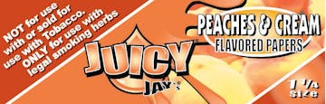 Juicy Jay's - Peaches and Cream Flavoured Papers - 1¼"