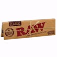 RAW Classic Hemp Papers - Single Wide Single Window