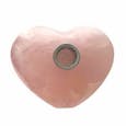 Crystal Pipe - Rose Quartz Heart Shape