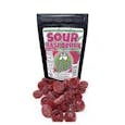 Sour Raspberry(hybrid) - 100mg THC Gummies- Eighth Brother