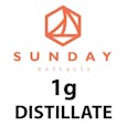 Sunday Extracts Distillate Cartridge - Mimosa 1g