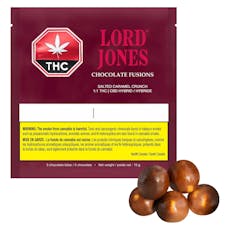 Lord Jones - Salted Caramel Crunch 1:1 THC CBD Chocolates