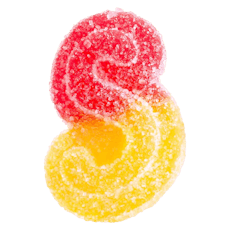 Spinach Sourz - Fully Blasted Strawberry Mango 1pc Soft Chew