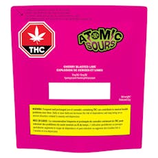 XMG Atomic Sours - XMG Atomic Sours Cherry Blasted Lime 1x5.8g soft chew