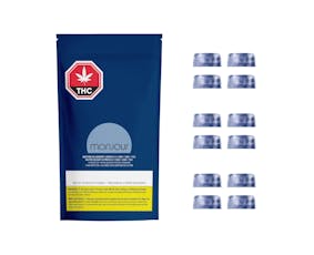 Monjour - Multipack of 3, Monjour CBN Bedtime Blueberry Lemon Multi-Pack 3x4x4.5g Gummies