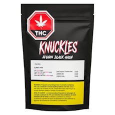 Knuckles - Knuckles Afghan Black 2g Hash