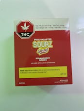 SOURZ by Spinach - Multipack of 10, Fully Blasted Strawberry Mango 1 x 10mg Soft Chews