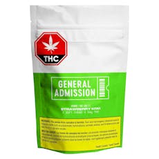 General Admission - Strawberry Kiwi THC:CBG 2x8g Soft Chew