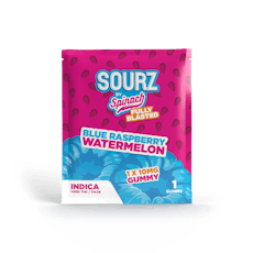 SOURZ by Spinach - Fully Blasted Blue Raspberry Watermelon 1 x 5g Soft Chew