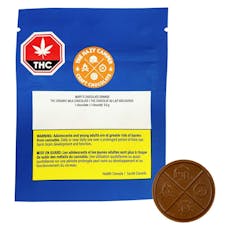 The Hazy Camper - The Hazy Camper Mary's Organic Milk Chocolate Orange THC 10mg 5.5g chocolate