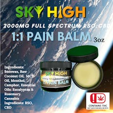 1:1 Pain Balm RSO:CBD