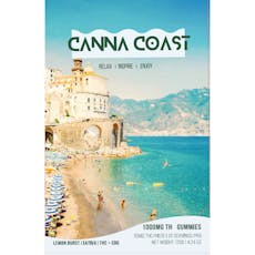 Canna Coast Gummies - 1000mg - Lemon Burst