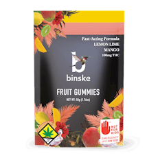 BINSKE - Fruit Gummies Mix Pack - THC - Lemon Lime/Mango