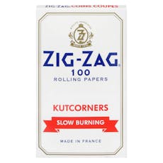 Zig Zag - Kutcorners Slow-Burning Rolling Papers - White