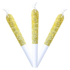 Adults Only - Promiscuous Peach NSFW Diamond Coated Infused Pre-Roll - 3x0.5g