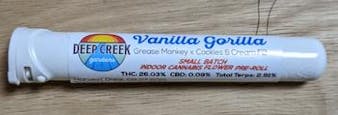 Vanilla Gorilla | 0.7g Pre-Rolls | Deep Creek