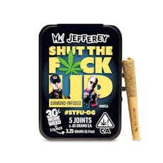 West Coast Cure - STFU OG Jefferey Infused Preroll 5pk 3.25g