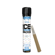 1g Ice Cream Cake Ice Pack Rosin, Diamond & Hash Infused Pre-Roll - Rove