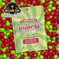 Sour Fruit 1:1 THC:CBD Micro-Dose Candy Coated Fruit Chews | Joy Bombs
