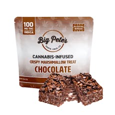 100mg THC Chocolate Marshmallow Rice Crispy Treat - Big Pete's