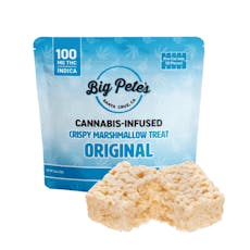 100mg THC Original Marshmallow Rice Crispy Treat - Big Pete's