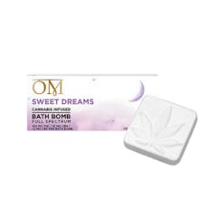 100mg THC + 10mg CBN Sweet Dreams Bath Bomb - OM Living