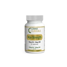 CANNA CLINICALS | MAX STRENGTH PILLS | 1:1 THC:CBD | 100MG 10PK Capsules