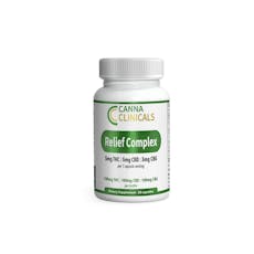 CANNA CLINICALS | RELIEF | 1:1:1 THC:CBD:CBG | 100MG 20PK Capsules