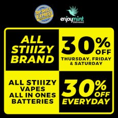 *** 30%OFF STIIIZY PRODUCTS ***