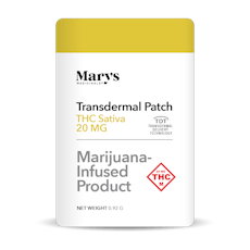 MARY'S MEDICINALS SATIVA PATCH 20MG