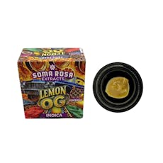 1g Lemon OG Live Rosin - Soma Rosa