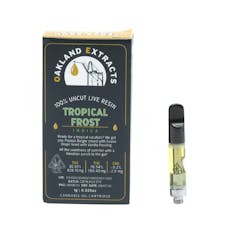 1g Tropical Frost Live Resin (510 Thread) - Oakland Extracts