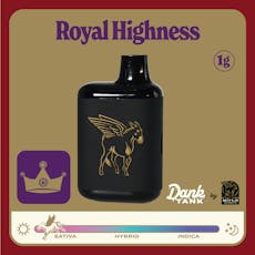 Royal Highness, Live Resin, Disposable, 1g