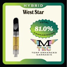 West Star, Cured Resin, 1g