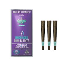 2.1g Crescendo Moonrock Infused Mini Blunt Pack (.7g - 3 pack) - Presidential