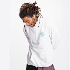 Haven - White Logo Hoodie (S)