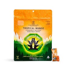 20pk Tropical Mango Hard Fruit Drops- Emerald Sky