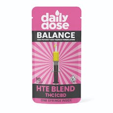 Daily Dose - Balance HTE Blend 1:1 CBD Syringe 1g