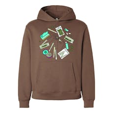Haven - Limited Edition - Preroll Heavyweight Brown Hoodie (M)