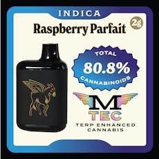 Raspberry Parfait, Cured Resin, Disposable, 2g