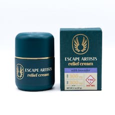 ESCAPE ARTIST LAVENDER 1:1 RELIEF CREAM 300MG 2OZ