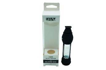 GRAV | 16mm Octo-Taster w/ Silicone | Black