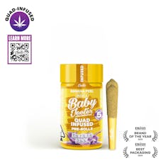 Banana Peel - 5pk Quad Infused Pre-rolls (Baby Jeeter)