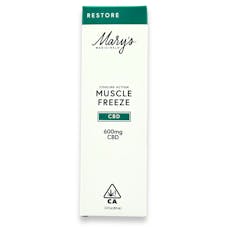 Marys Medicinals - Muscle Freeze Restore CBD - Topical - 600mg