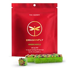Green Apple Clusters 10mg Gummies 10 Pack | Dragonfly