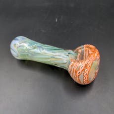4 in Gold Fume Art Hand Pipe