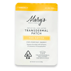 Marys Medicinals - Energy Patch Sativa THC - Topical - 20mg