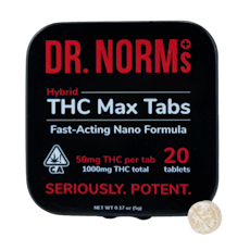 Dr. Norm's - Hybrid THC Max Tablets 20ct 1000mg